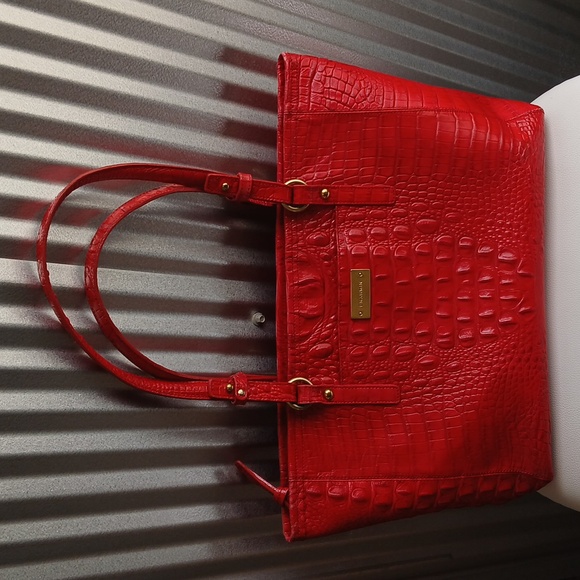 Brahmin Bags Brahmin Red Handbag Poshmark